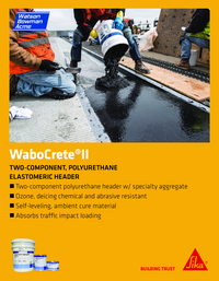 Wabo Crete II Fact Sheet Cover