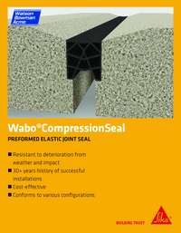 Wabo Compression Seal Fact Sheet Cover